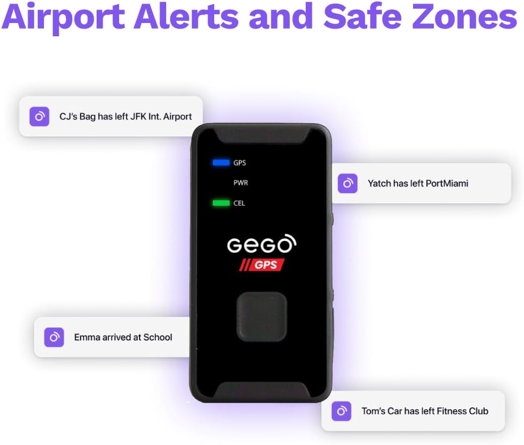 GEGO GPS Luggage Tracker (Airline Compliant) US and International, Real-Time, 4G LTE GPS Tracking/Baggage Recovery Service (Incl. Mobile App) Subscription Needed - Image 8