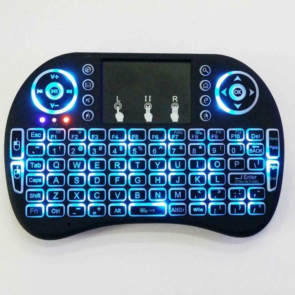 Multi-Media Remote Control w. Touchpad Handheld Backlit Keyboard for PC, Laptop, Tablet, Smart TV, Android TV Box. - Image 3