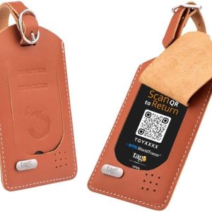 [Pack 1] Dolphin Smart Bag Tracker | Luggage Tracker Tag, Global Loss Recovery Service, No Subscription Fee, Airline Compliant, SITA World Tracer Code Enabled | Arrival Alert, Separation Alert